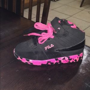 Black FILA shoes size 1